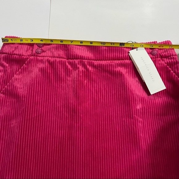 NWT Veronica Beard Size 14 Pink Corduroy Arezzo Skirt Clueless Vibe Luxury Mini - Picture 8 of 15